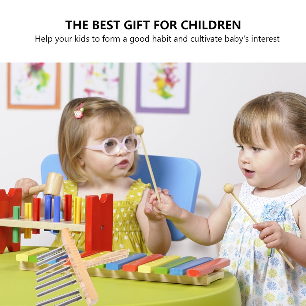 1 ensemble main frapper Windbell jouet délicat utile Durable musique enseignement aides enfants Instrument de musique Percussion jouet pour Infan