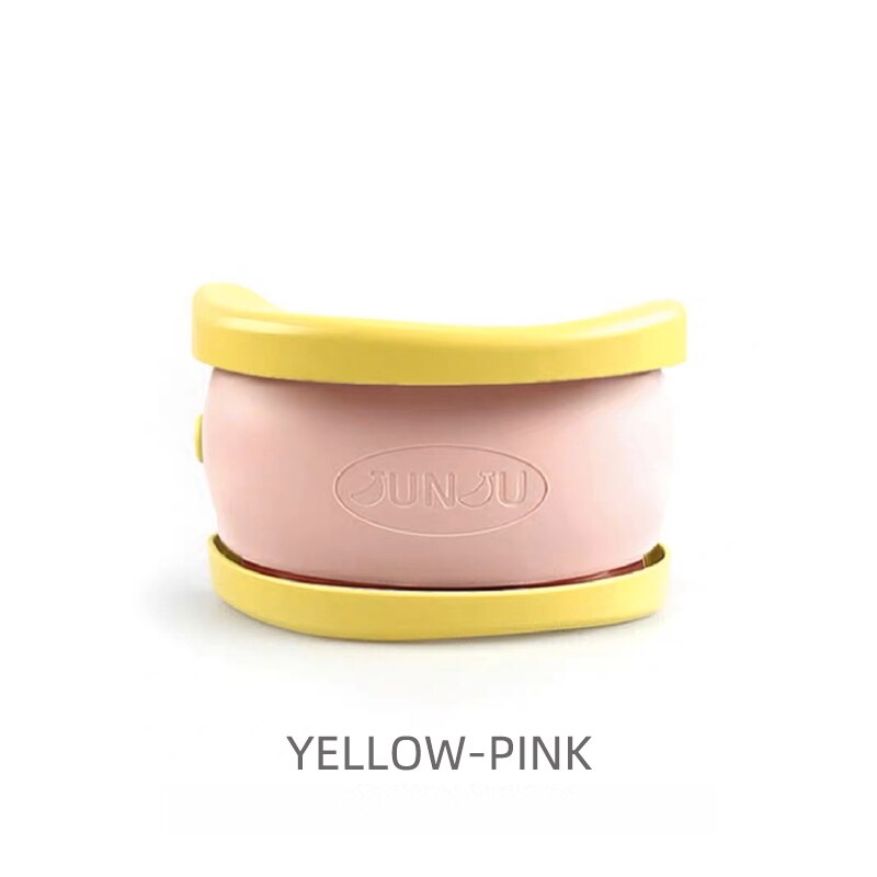 Practical and Portable Imported Banana Toilet for Children Foldable and Deformable Toilet Emergency Bedpan: YELLOW-PINK