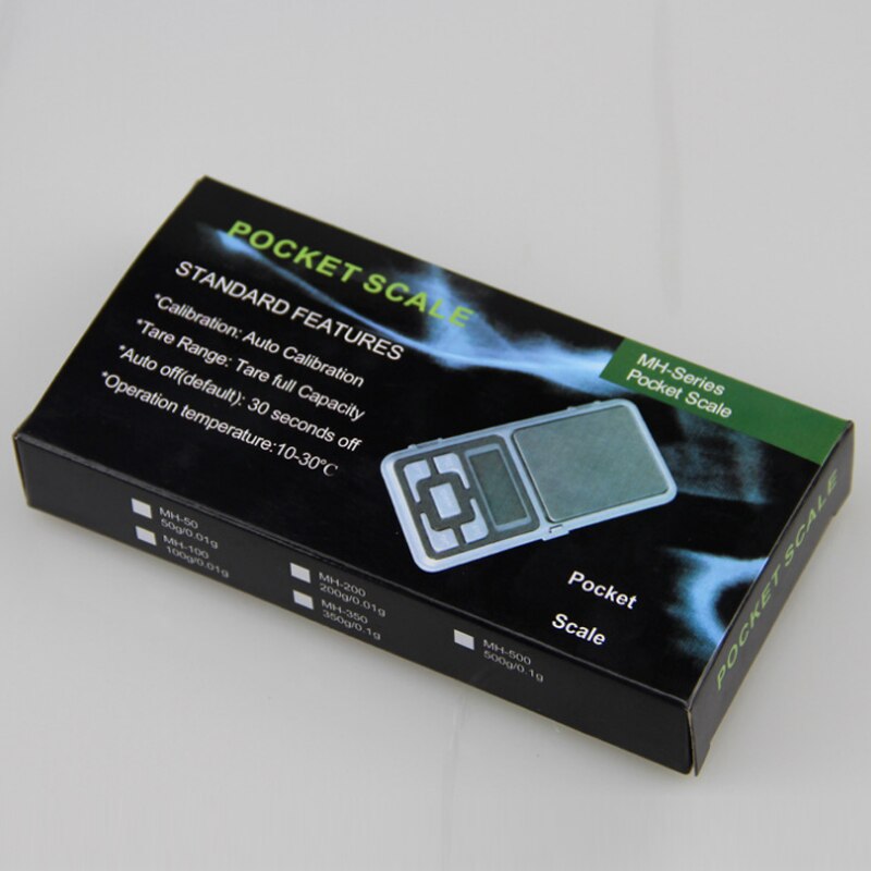 100/200/300/500g 0.01/0.1g Mini balance numérique haute précision rétro-éclairage poche électrique pour bijoux gramme poids pour cuisine cuisinier