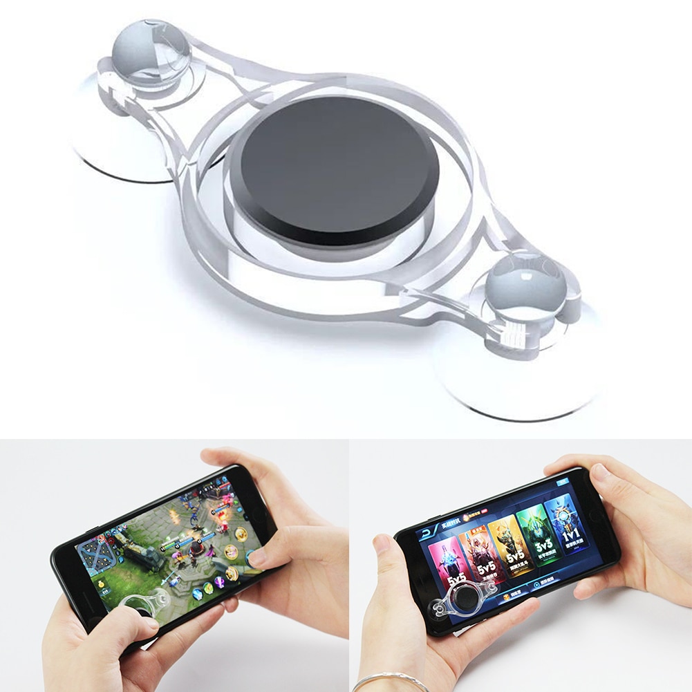 Washable Gaming Trigger Suction Cup Mini Phone Reusable Shooter Controller Portable Durable Mobile Game Rocker Random Colors