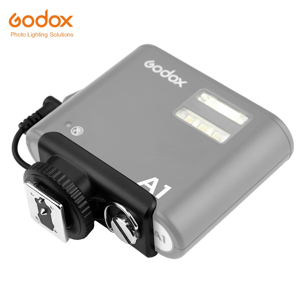 Godox A1 appareil photo adaptateur de chaussure chaude pour téléphone Mobile A1 Flash intelligent Compatible Canon Sony Olympus appareil photo Panasonic
