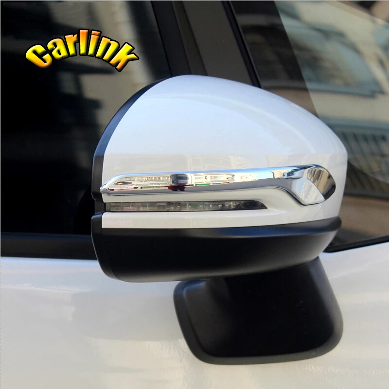 Tira de espejo retrovisor de coche, cubierta de Marco embellecedora, accesorios de estilo de coche, 2 piezas, ABS cromado, para Honda Shuttle , , , ,