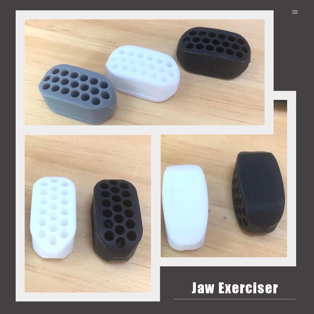 5Pcs Silicone Jaw Exercisers Multi-function Jawline Exercisers Portable Face Exercisers
