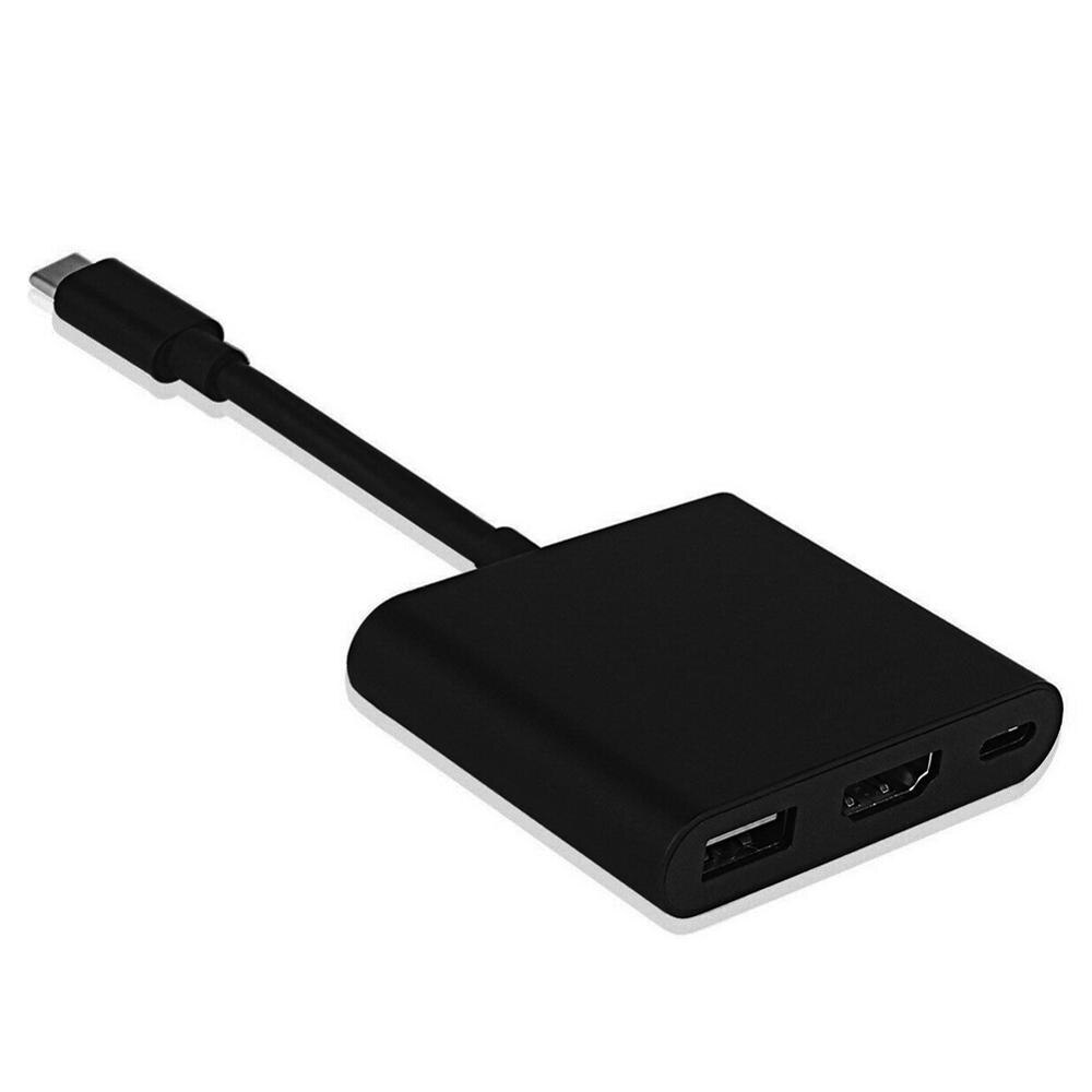 USB-C to HDMI Adapter - Type-C Male to USB 3.0/HDMI Female - for MacBook, Chromebook Pixel