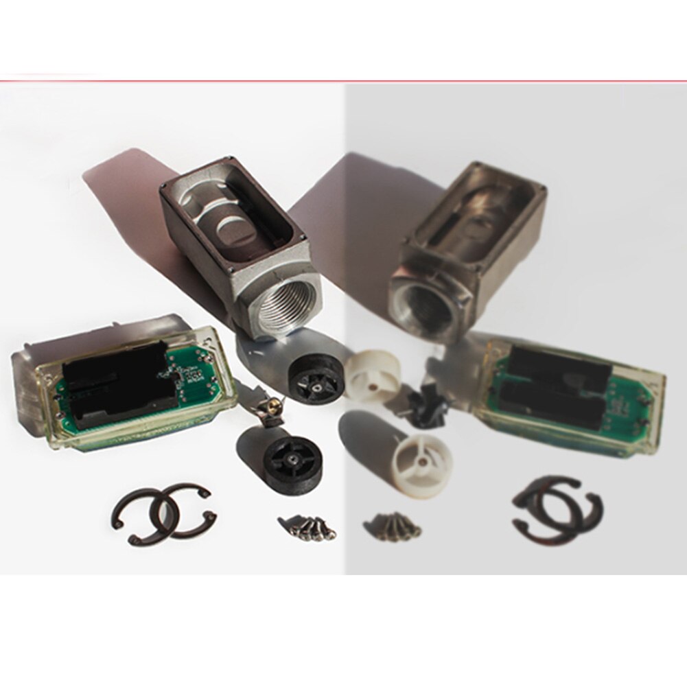 K24 Lcd Verstelbare Elektronische Bedienen Flow Meter Hoge Nauwkeurigheid Draagbare Brandstof Gereedschappen Aluminiumlegering Digitale Display Meten