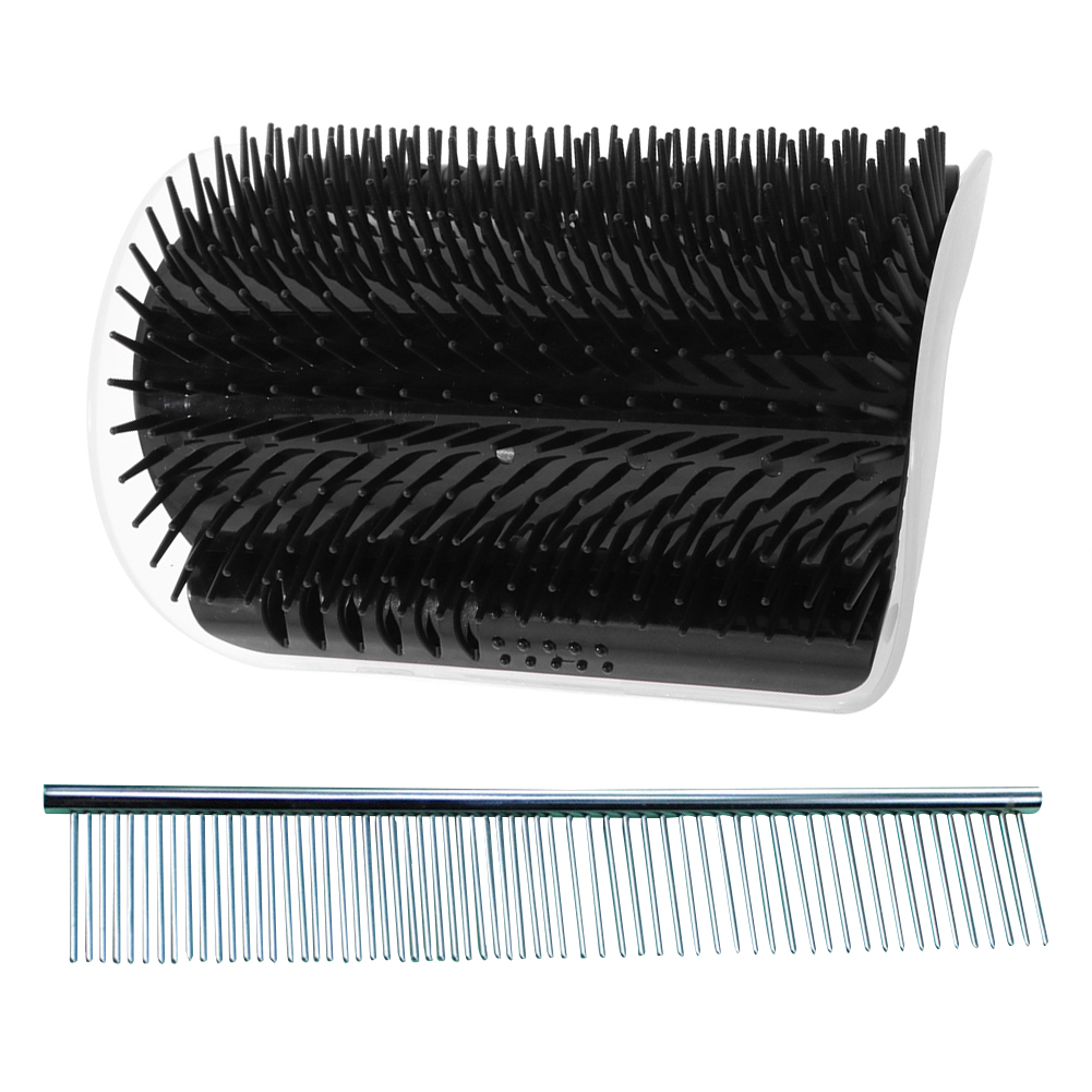Cats Brush Corner Cat Massage Self Groomer Comb Brush Cat Rubs the Face with a Tickling Comb Cat Product