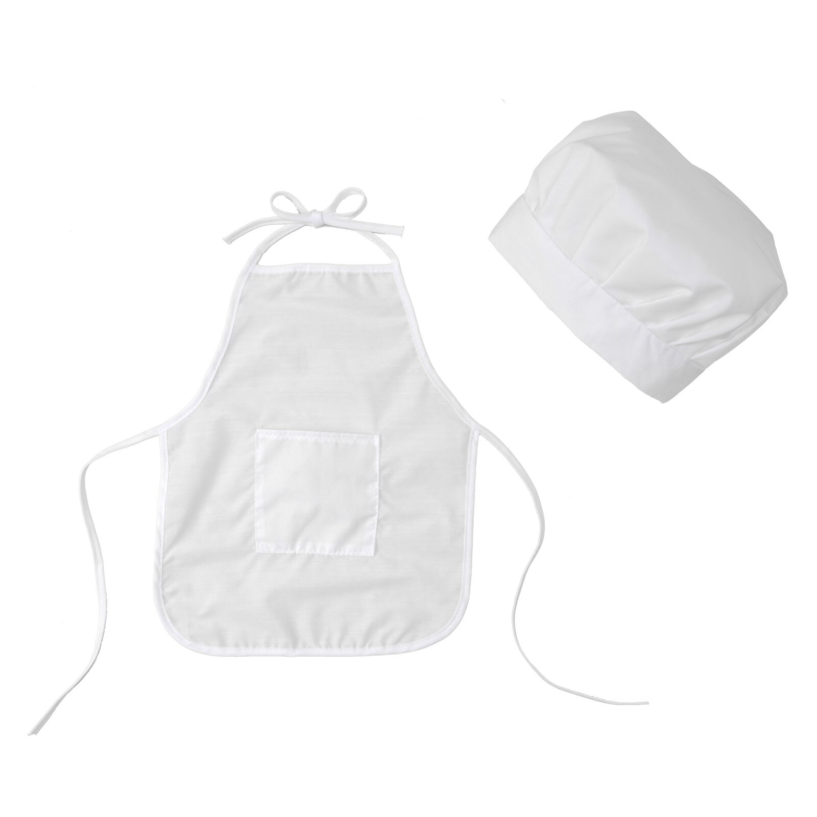 Hallowen Baby Cosplay Chef Apron Hat Kids Kitchen Cooking Backing Costume Kids Boys Girls Photography Clothes Photoshoot Bibs: Boys White / S