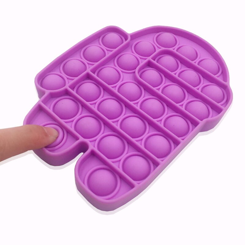 Push Blase Zappeln Sensorischen Pop-Es Silikon Squeeze Autismus Spezielle Bedürfnisse Stressabbau Tier Multicolor Erwachsene Kinder Spielzeug