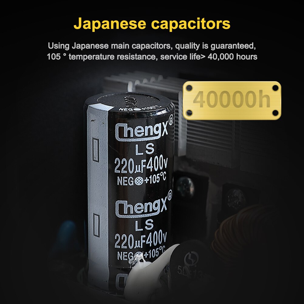 300W Desktop Computer Power Supply 20+4 PIN SATA*4 4+4 PIN CPU PC Gaming Power for 6+2 PIN Graphics Card 4PIN*2 with Cooling Fan