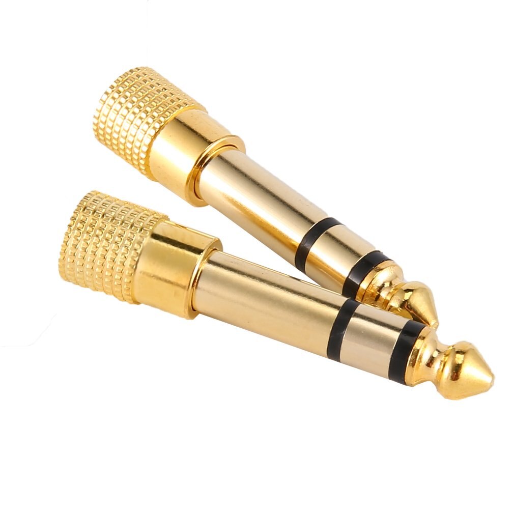 Jack 6.5 6.35mm Male Plug to 3.5mm Female Connector Headphone Amplifier Audio Adapter Microphone Converter