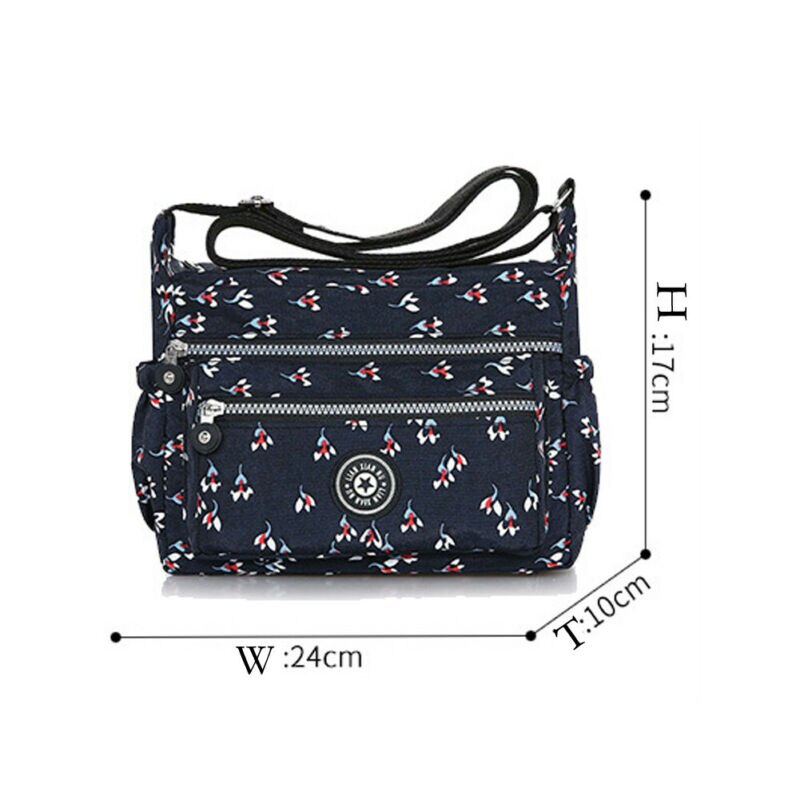 Delle Donne di modo borsa da Viaggio Borsa Messenger Borse A Spalla Nylon Impermeabile Crossbody sacchetto di Scuola del Sacchetto Della Signora del Messaggero di Viaggi Tote Satchel