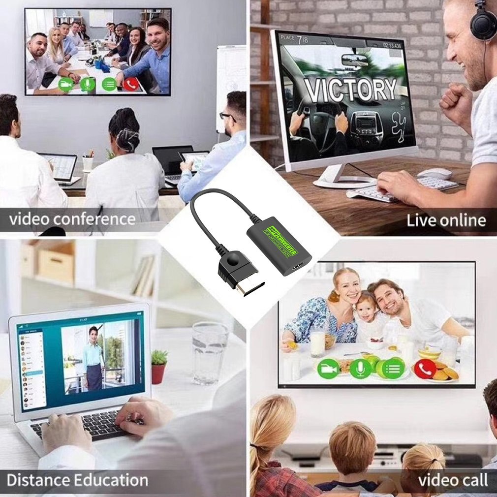 Original Console For Xbox To HDMI-compatible Compatible AV Cable Adapter Connect To HDTV For All Classic Console Models