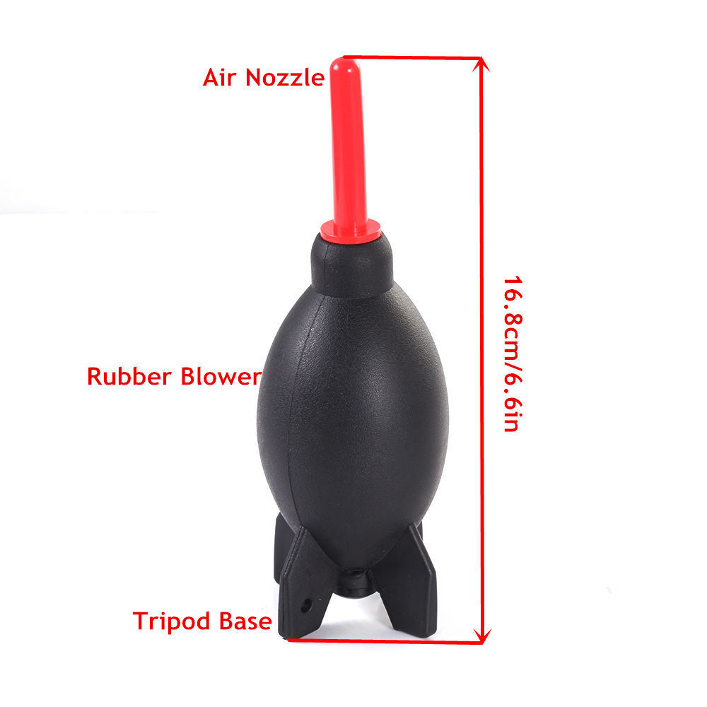 Universal støvrenser gummi af raket luftblæser støvsuger dslr kamera ccd linse støvrenser rengøring kamera tilbehør