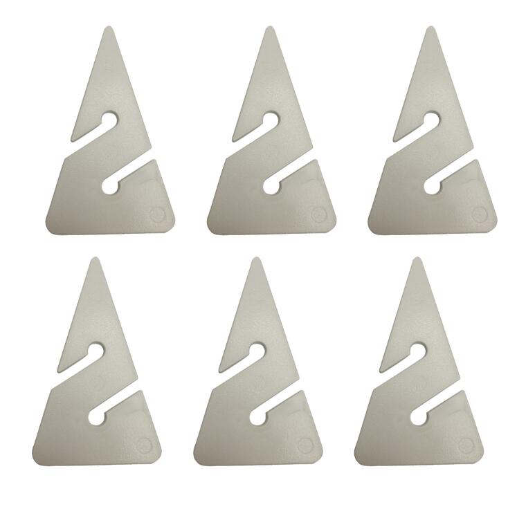 Scuba Dive Wreck Cave Dive Line Arrow Markers ABS Triangle Shape guide rope indicator For Techincal Cave Diving Diver: 6 White