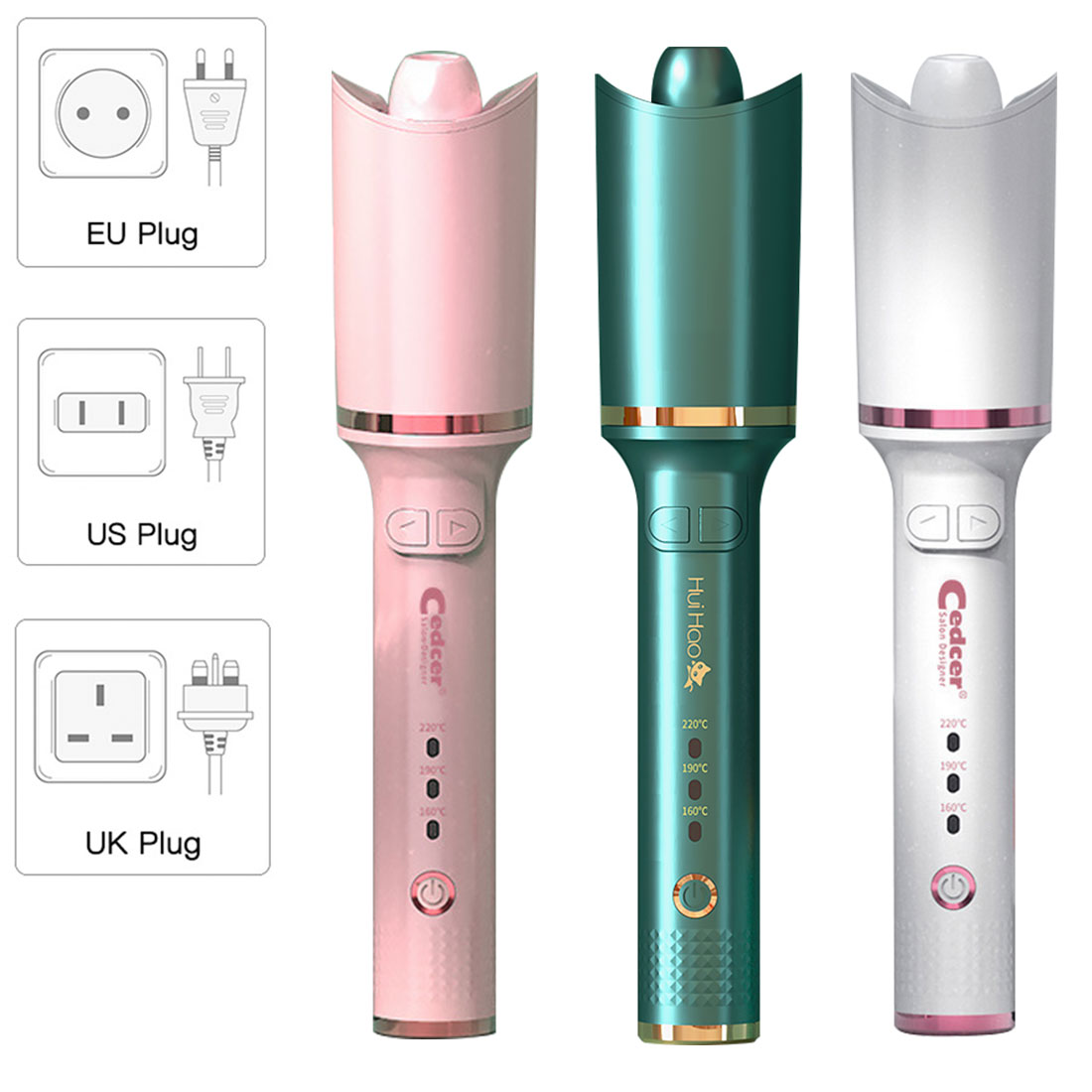 Fer à friser automatique Air bigoudi céramique rotatif Air bigoudi Air Spin Curl Auto cheveux bigoudi outil de coiffure