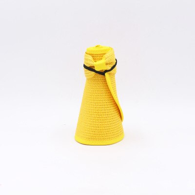 OZyc-Chapeau de soleil pliable à Large bord, pour femmes, Chapeau de plage, en paille, , , printemps été: 2