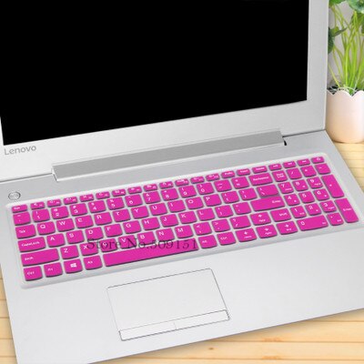 Til lenovo ideapad 300 17 300-17 700 700-15 700-17 500s-15 idé pad 700-15 isk 15.6 tommer silikone tastatur cover beskytter hud: Rose