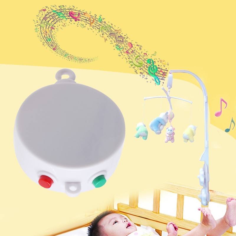 12 Songs Rotary Baby Mobile Crib Bed Toy Music Box Movement Bell Nursery