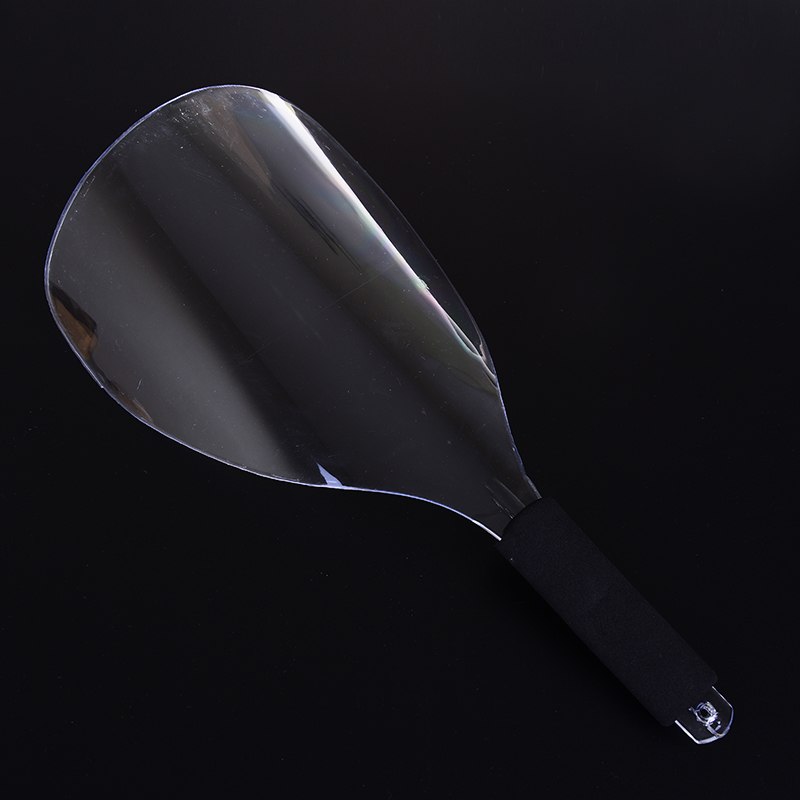 1PCS Haircut Face Shield Sponge Handle Face Protector Hairspray Shield Transparent Hair Styling Tools