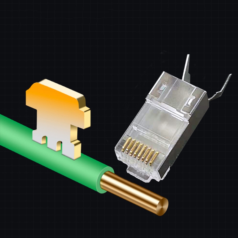 RJ45 Connector Cat7 8P8C Modular Ethernet Cable Header Plug for Network RJ 45 Cat7 Crimp Connector