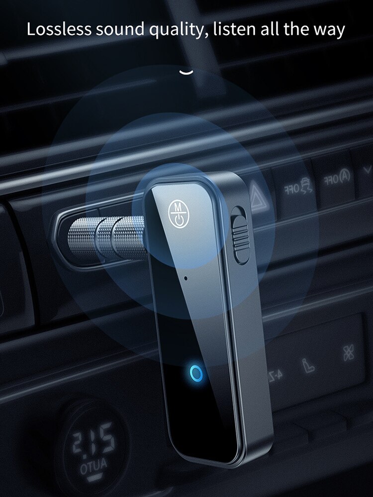 2 In 1 Bluetooth 5.0 Ontvanger Zender Adapter 3.5Mm Jack Voor Auto Luidspreker Tv Muziek Audio Aux Hoofdtelefoon Ontvanger handsfree