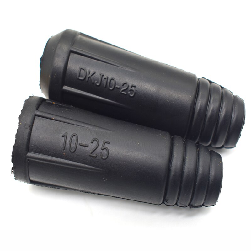 1 Pair 10-25mm European Electric Welding Machine Rapid Connectors Fitting Cable Connector-Plug 200Amp DKJ10-252