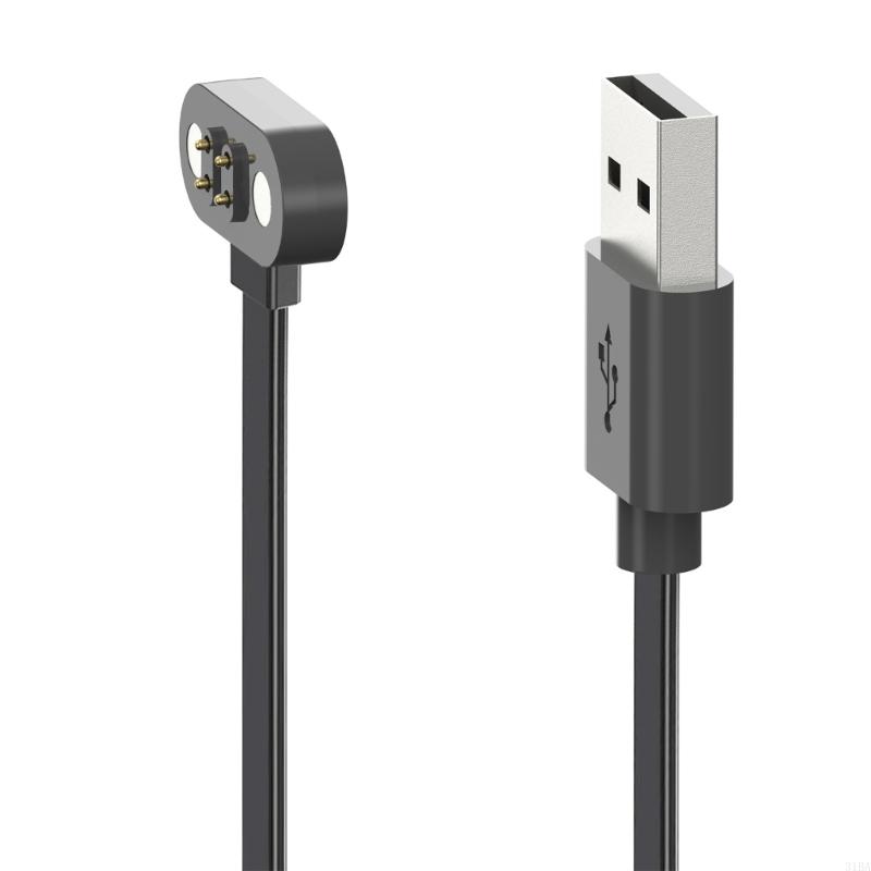 Paquete de 1 cargador de auriculares, estación de carga portátil de 4 pines con Cable de carga USB para Mojawa Run Plus