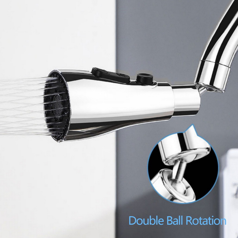 3 In 1 Flexibele Keukenkraan Sink Mengkraan Galvaniseren Sproeikop Gefilterd Waterkraan Zwart Vervangbare Waterkraan