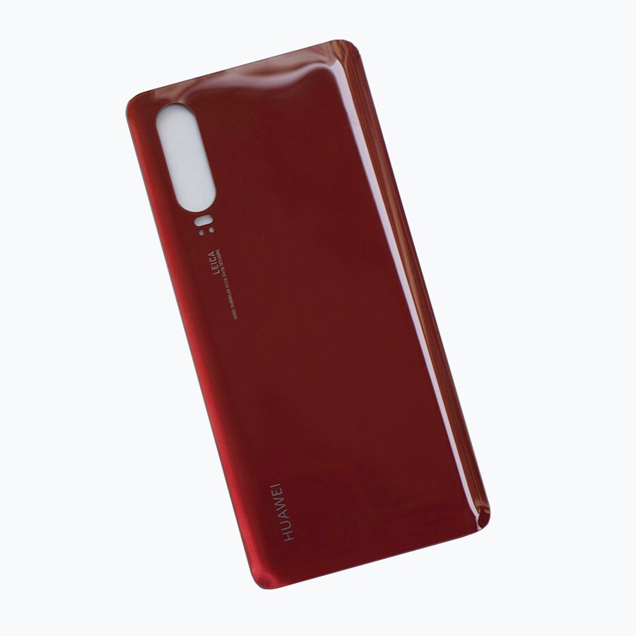 P30 Glas Achter Behuizing Cover Voor Huawei P30, Achterdeur Vervangende Batterij Deur, terug Glas + Lijm ELE-L09 ELE-L29 ELE-L04: Amber Sunrise