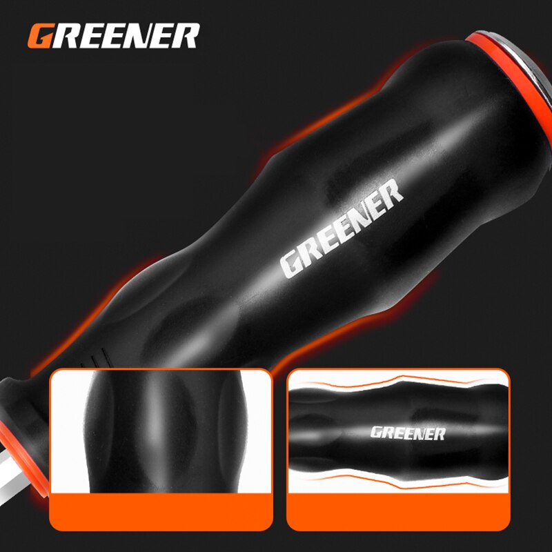 Greener Flat-blade Screwdriver Screw Driver Phillips Slotted Cross Multi-Function Magnetic Precision Screwdriver Repair Tool