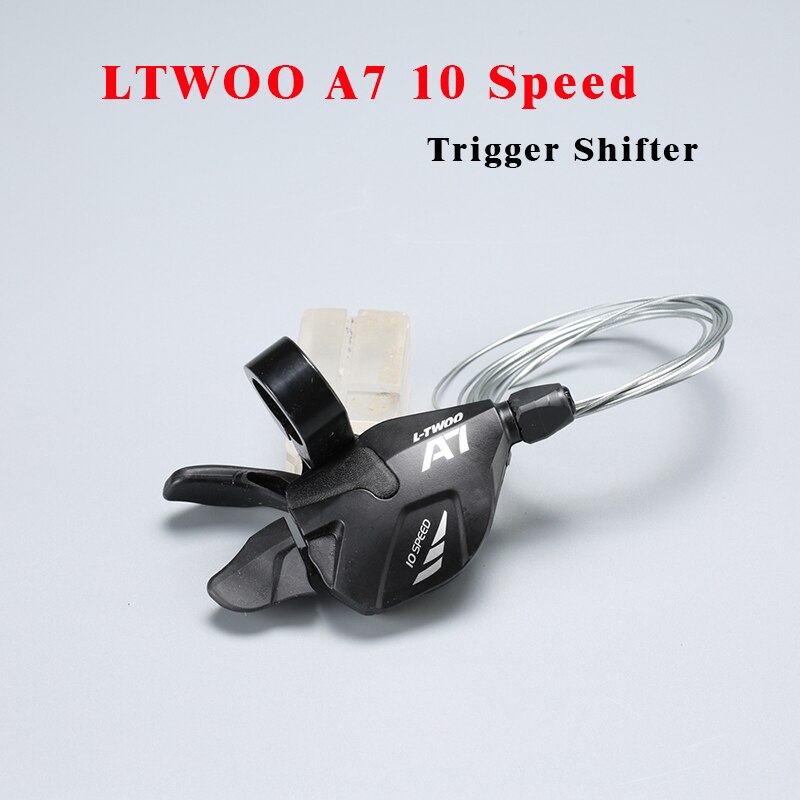 LTWOO A7 MTB 10S Groupset 10 Speed Shifter Lever Rear Derailleur RACEWORK Cassette 46 50T Silver Hollow Chain: Shifter Lever Right