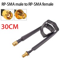 Cable de extensión RP-SMA helio de pérdida Ultra baja, 60/30cm, Cable coaxial plano, Coleta, 0-6 GHz, HNT Miner, minero, antena exterior