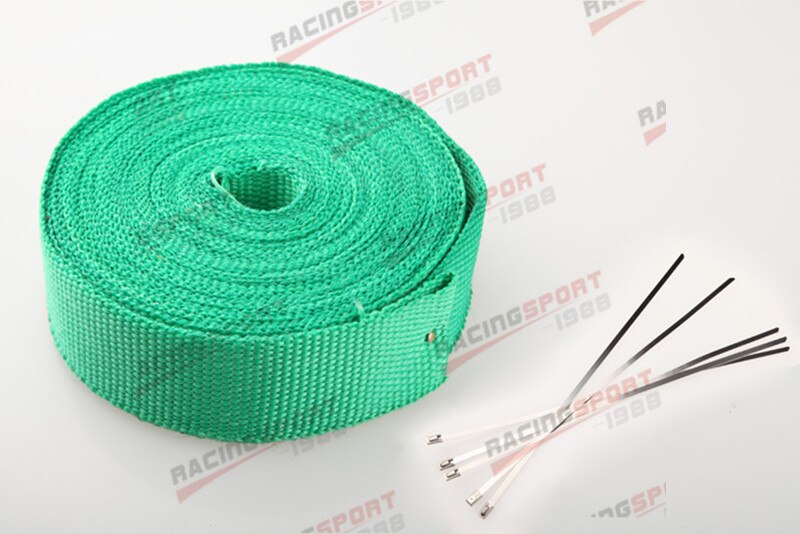 Fiberglass Exhaust Thermo Wrap Tape High Heat 2" x 25 Foot Cloth Roll