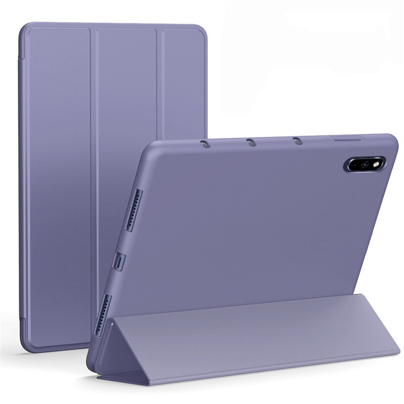 Flip Lederen Tablet Case Voor Huawei Mediapad M5 Lite 10 Silicone Smart Cover Shell Coque Media Pad M5 Lite 10.1 inch Fundas Capa: Blue