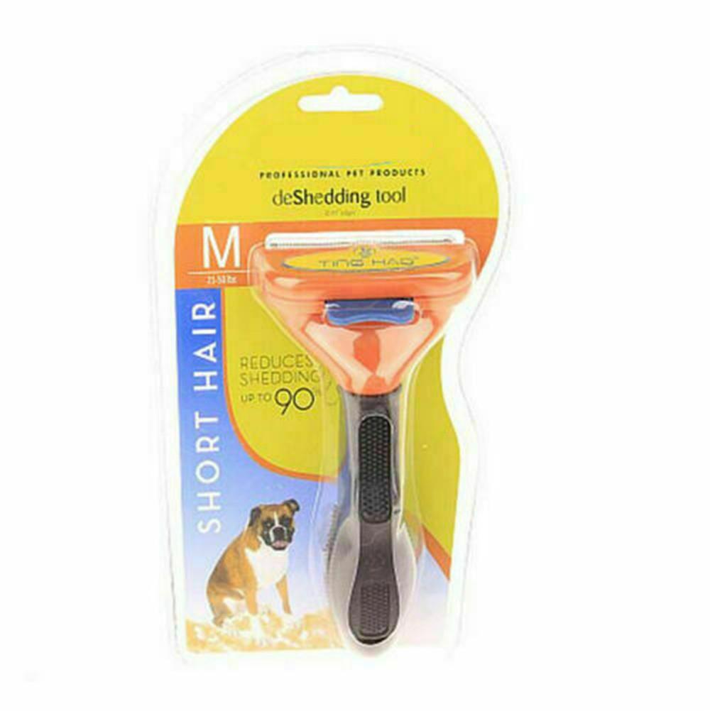 Furminator DeShedding Tool Grooming Dogs Brush Rake Comb Long Short Hair Pet Hair Remover Massage Cleaning Brush Fur Trimming: Medium Dog Shorthair