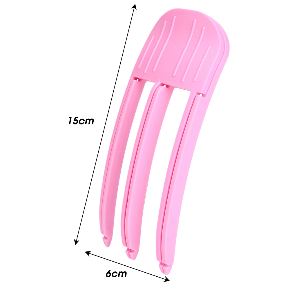 Peine con Clips de raíces de pelo esponjoso, peines de plástico para esculpir el viento, rizo de volumen Natural, 3 dientes, 6 dientes, artefactos superiores de calavera alta, peine de viento: Gris