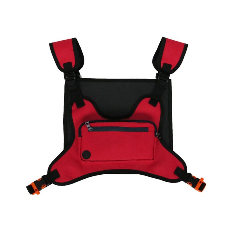 Sport Chest Front Bag Outdoor Chest Rig Pouch Versatile Backpack Harness Vest W0YB