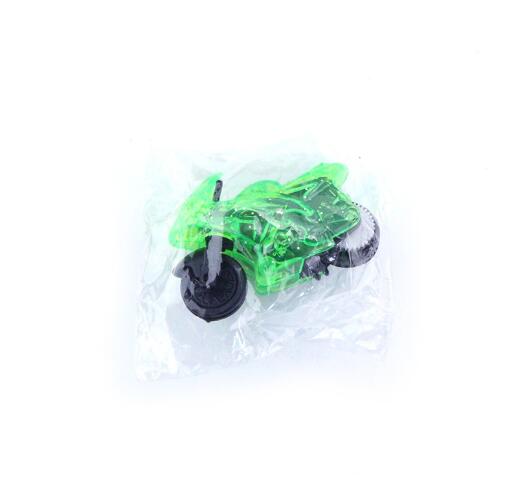 Party favors 5 st/pack liten mini genomskinlig motorcykel tröghet leksaksbil pull back bil