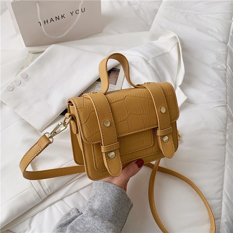 Tassen Voor Vrouwen Retro Dames Schoudertas Mini Kleine Vrouwelijke Messenger Bag Dagelijks Dating En Winkelen Geel: YELLOW