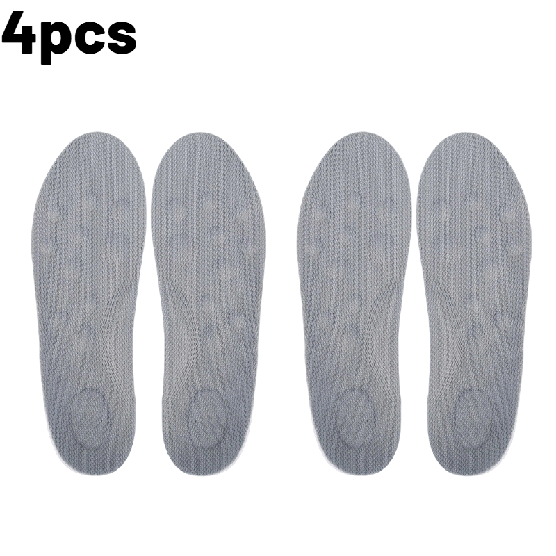 Reflexologie massage-inlegzolen voor verlichting van platvoeten, acupressuur schoeninlegzolen, verbeteren de bloedsomloop, comfortabel voor sneakers en werklaarzen: zwart / 2