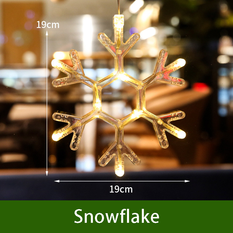 Weihnachtsdekoration LED-Lichterkette für Zuhause, Hochzeit, Schaufenster, Girlande, Lichter Ich bin Freien, Weihnachtsmann, Schneemann, stanzfrei: Licht Grau