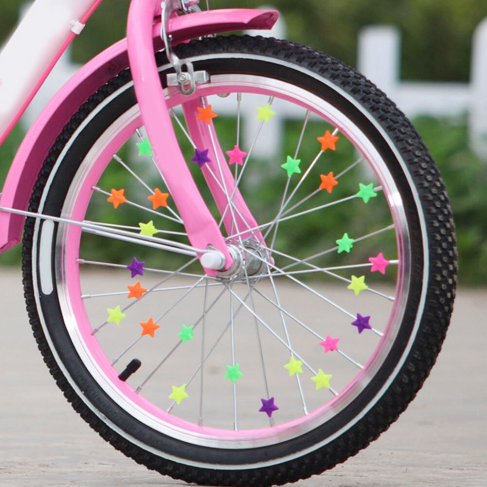 Décoration de rayons de vélo pour enfants, accessoires de cyclisme, étoiles