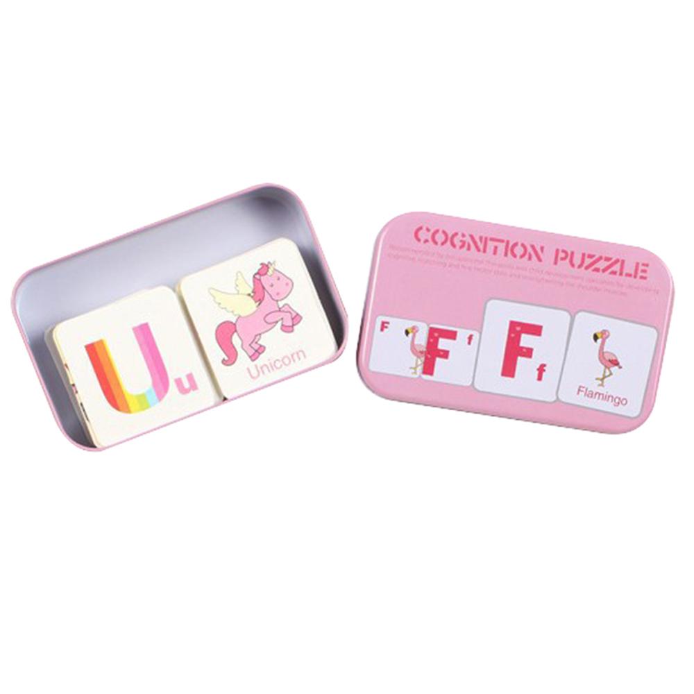 Baby Fruit Dier Cognitie Kaarten Chinese Engels Leren Puzzels Onderwijs Speelgoed: Animal Card