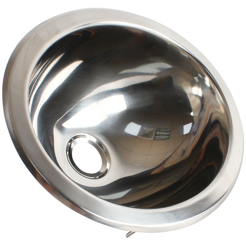 Boat RV Caravan Stainless Steel Hand Wash Basin Sink oval