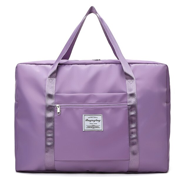 Sac de gym nacré étanche avec un compartiment à chaussures pour femme,sacoche d&#39;entraînement de fitness, de yoga, ballot marin de voyage, polochon de sport,: Lavande