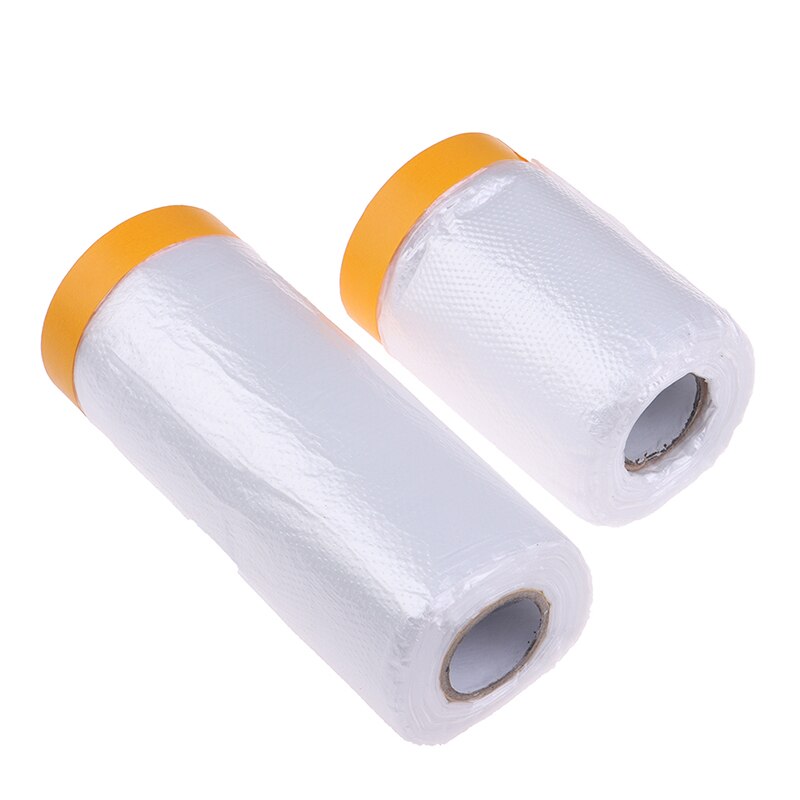 20M Pre-Taped Masking Film Painting Protection Covering Film Masking Tape Protective Film