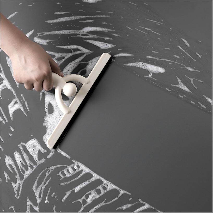 Window Squeegees Glass Cleaning Wiper Brush Eco-Friendly Soft Glass Scraper Glass Wiper Cleaner Helper Household Cleaning Tool