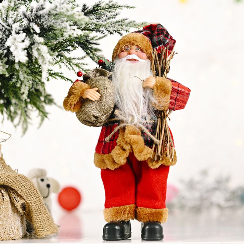 Jule julemandsdukke festlige festartikler håndlavet år jul børn børn legetøj julepynt