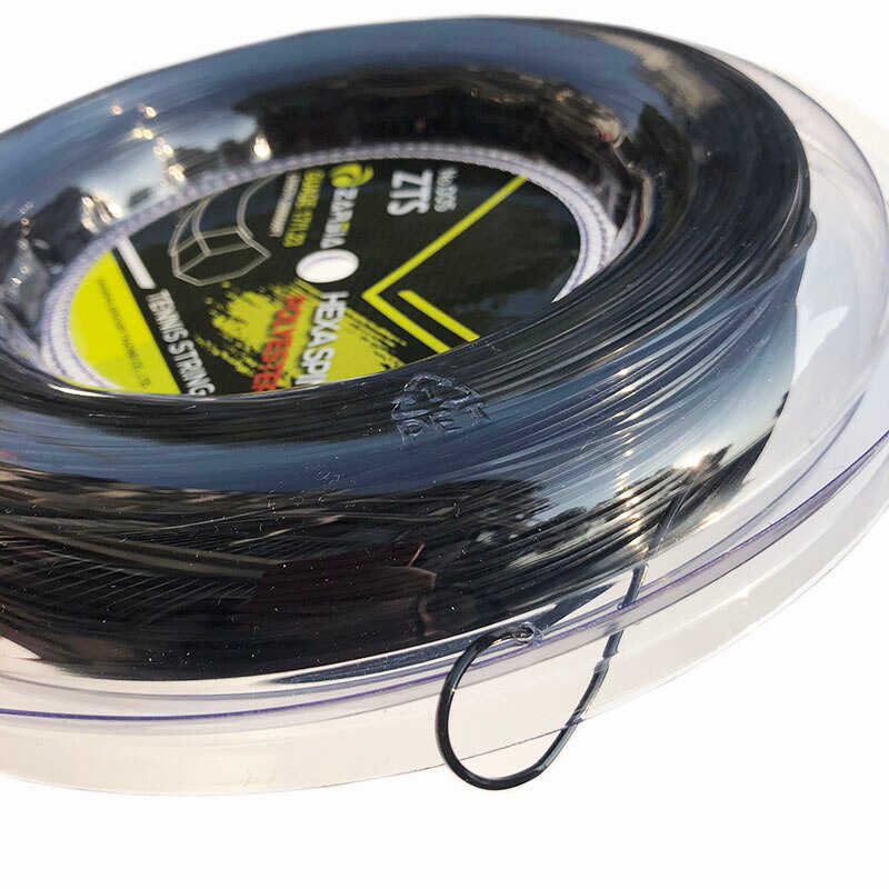 1 Reel 200M Echt Zarsia Hexagon Tennis String Reel Tennis String, Gemaakt In Taiwan, hex Spin Polyester Snaren