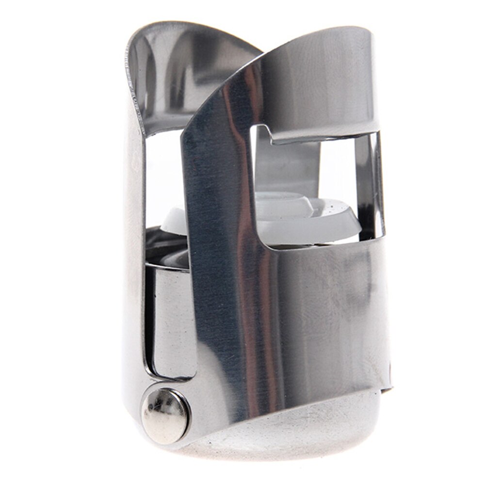 Stainless Steel Champagne Bottle Stopper Sparkling Grape Wine Bottle Plug Vacuum Sealer Bottle Liquor Flow Stopper Cap Bar